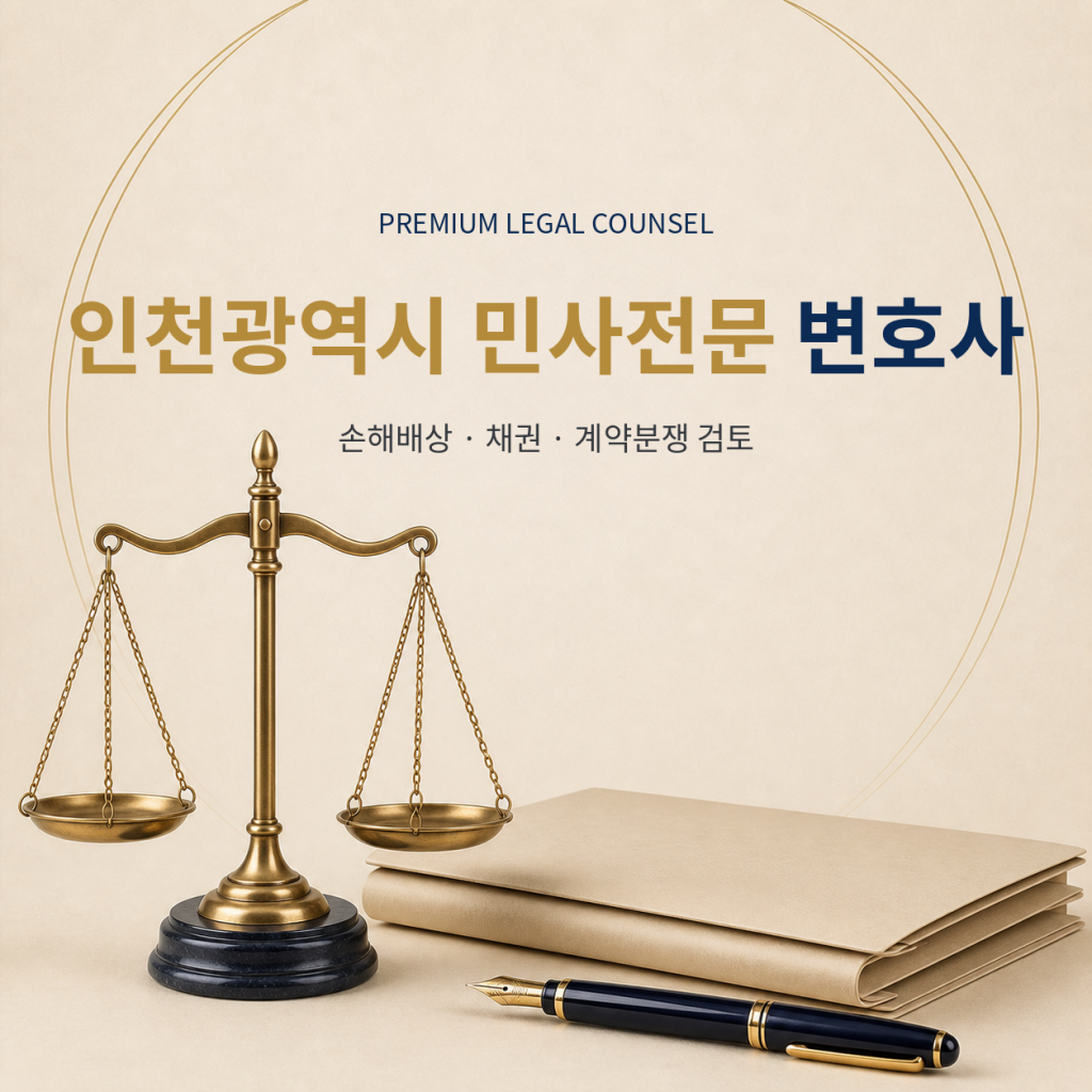 인천광역시 민사전문 변호사