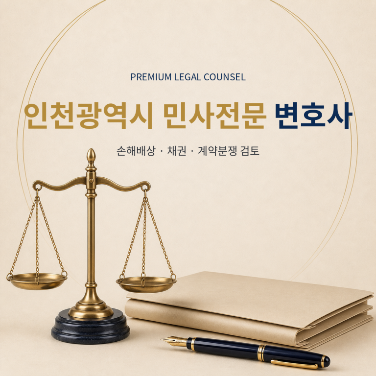 인천광역시 민사전문 변호사