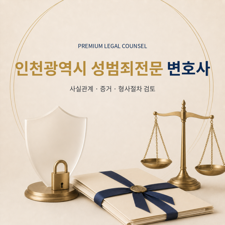인천광역시 성범죄전문 변호사